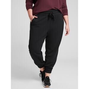 Athleta Balance Joggers Black Soft Modal Cotton Women’s Size 3X Active Casual